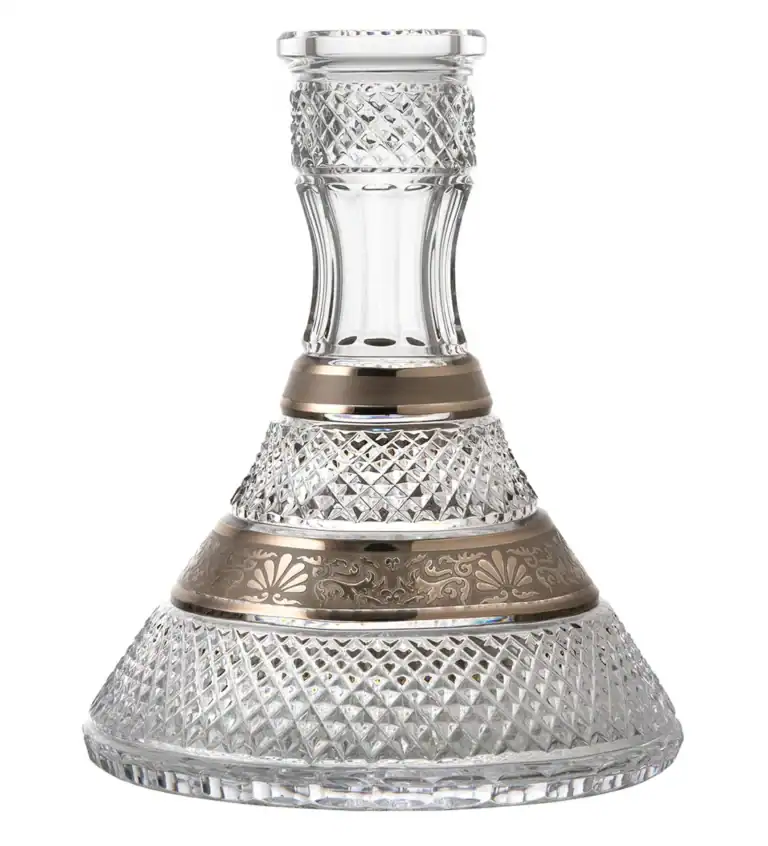 Cuenco de cristal César – Cono – Fuente – Platino