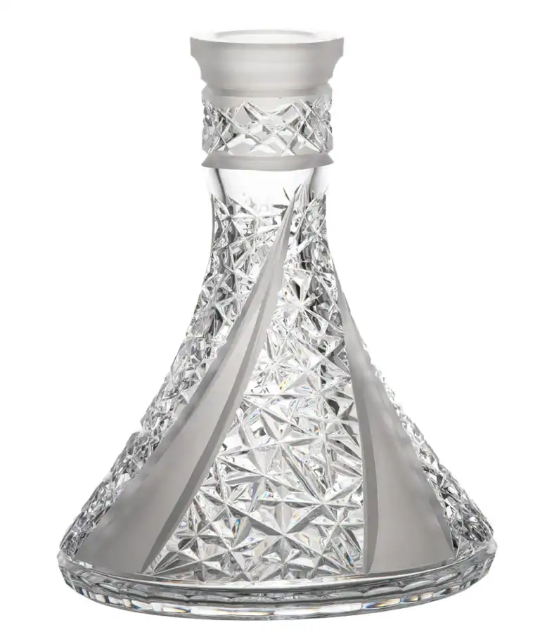 Tazón de Cristal César – Arco – Abanico – Transparente Congelado