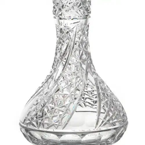Caesar Crystal Bowl – Drop – Fan – Clear
