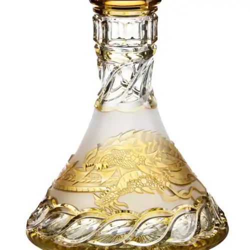 Bol César en Cristal – Cône – Ouroboros – Ambre
