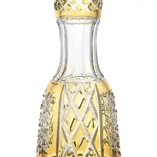 Caesar Crystal Bowl – Tradi Cut – Medusa – Amber