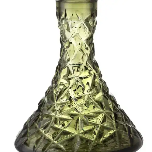 Caesar Crystal Bowl – Cone – Rock – Khaki