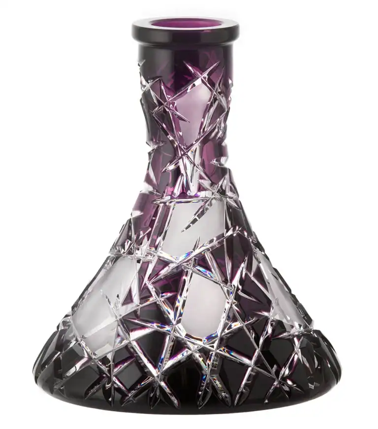 Caesar Crystal Bowl – Cone – Mars – Violet