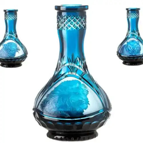 Bol de cristal César – Goutte – Bêtes – Azur