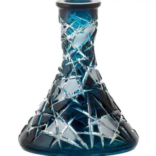 Caesar Crystal Bowl – Cone – Mars – Azure