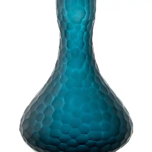 Cuenco de cristal César – Gota – Mármol – Azur