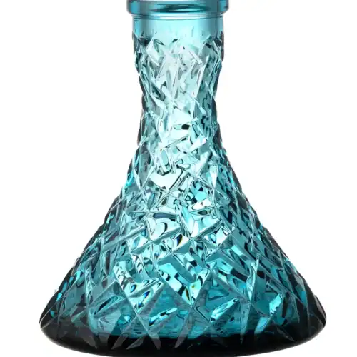 Caesar Crystal Bowl – Cone – Rock – Azure