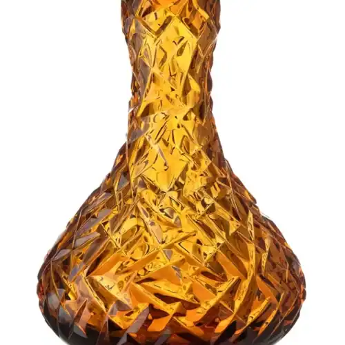 Tazón de cristal César – Gota – Roca – Naranja