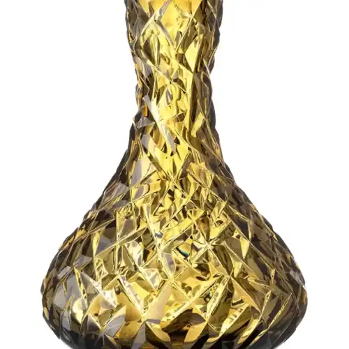 Tazón de cristal César – Gota – Roca – Ámbar