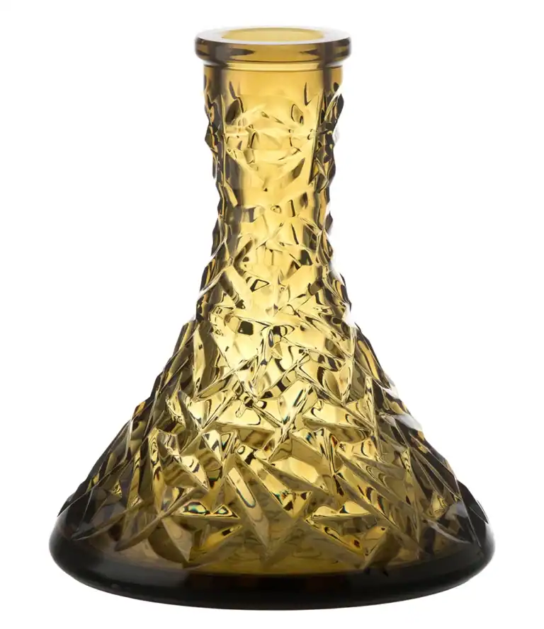 Tazón de cristal César – Cono – Roca – Ámbar claro