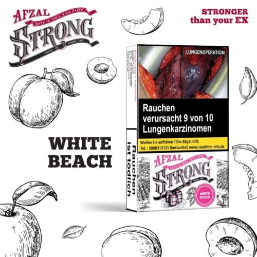 AFZAL STRONG WHITE BEACH – 20g Shisha Tabak