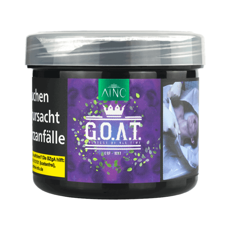 Aino G.O.A.T. Tabak 20g für Shisha, hochwertiger Geschmack, innovative Sorte.