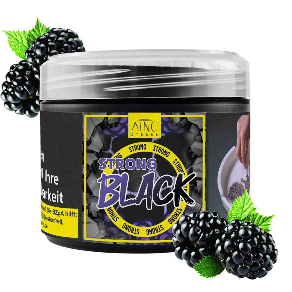 Aino Strong Black Brombeere 200g Shisha Tabak