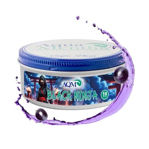 Aqua Mentha Black Ninja – 200g de tabac à chicha