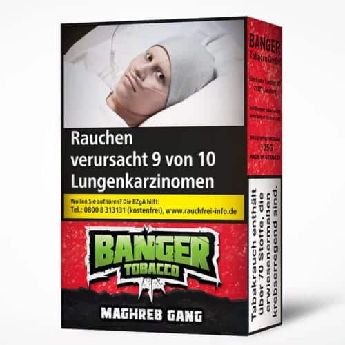 Banger Maghreb Gang – 25 g de tabaco para shisha