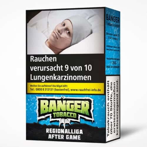 Banger Regionalliga After Game – 25g de tabac à chicha