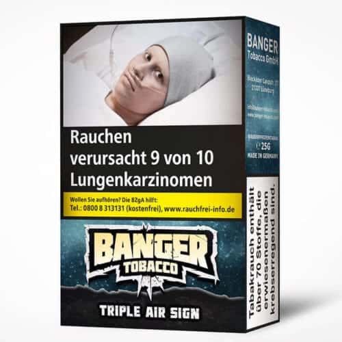 Banger Triple Air Sign – 25g shisha tobacco