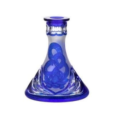 Cuenco de Cristal César – Cono – Serpiente – Azul