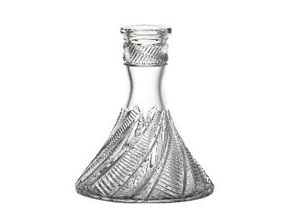 Bol en Cristal César – Cône – Peau de Serpent – ​​Transparent