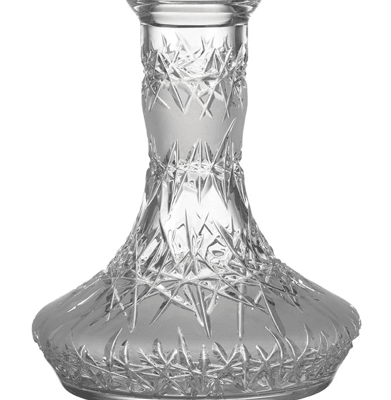 Bol en cristal César PETIT – Arc – Hoarfrost Down V2 – Transparent