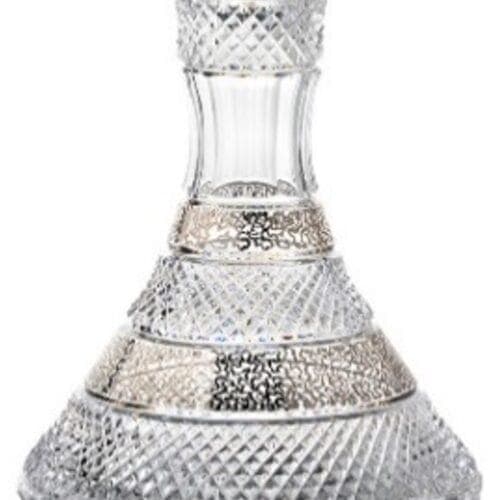 Tazón de cristal César – Cono – Rizos – Platino