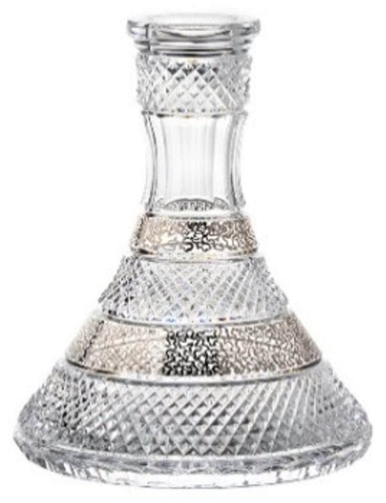 Tazón de cristal César – Cono – Rizos – Platino