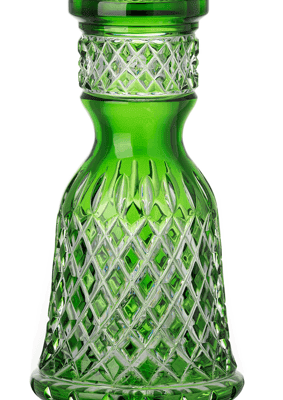 Caesar Crystal Bowl SMALL – Tradi Cut – Jeschken – Green