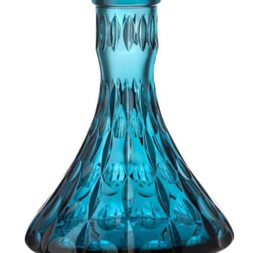 Bol Cristal César – Cône – Perles – Azur