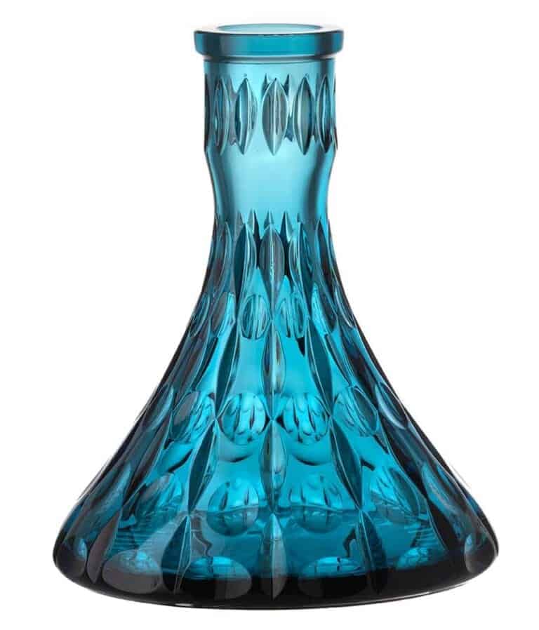 Cuenco de Cristal César – Cono – Perlas – Azur