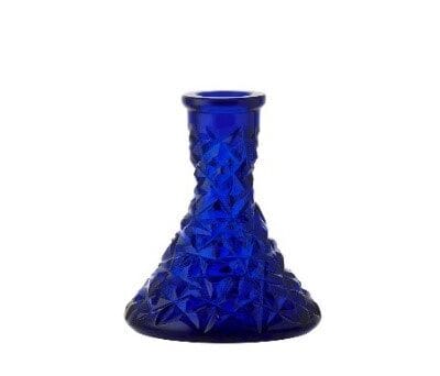 Bol César en Cristal – Cône – Rocher – Bleu