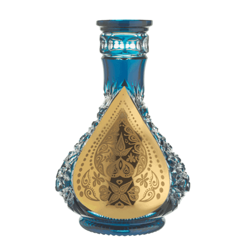 Bol César en Cristal – Goutte – Cachemire – Bleu