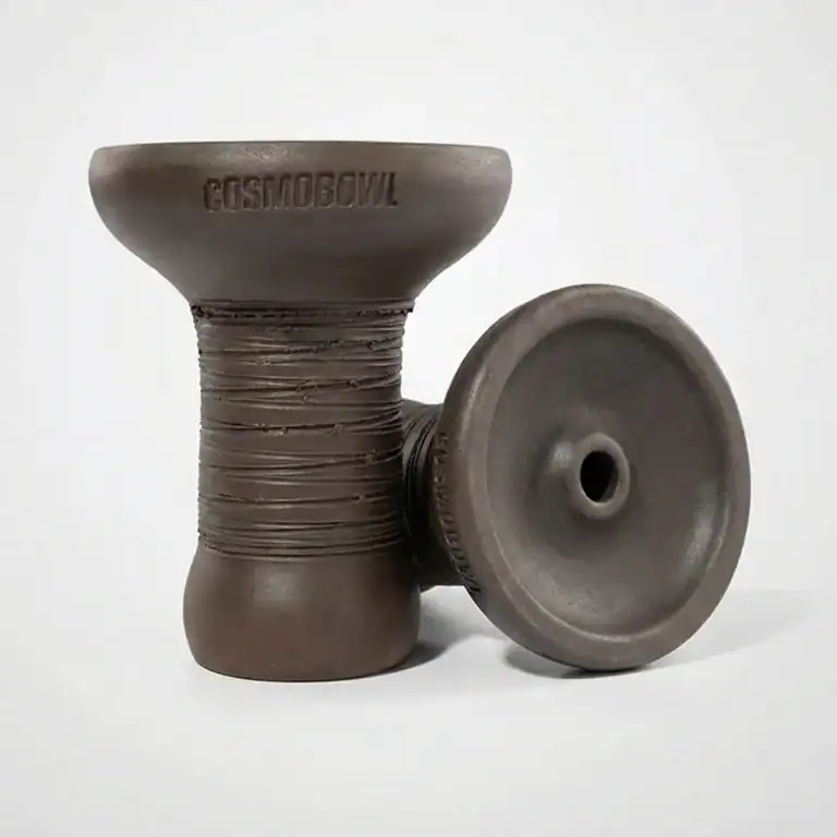 Cosmo Bowl Phunnel Mummy Shisha Kopf aus massivem Ton, unglasiert, kompatibel mit Smokebox aus Russland.