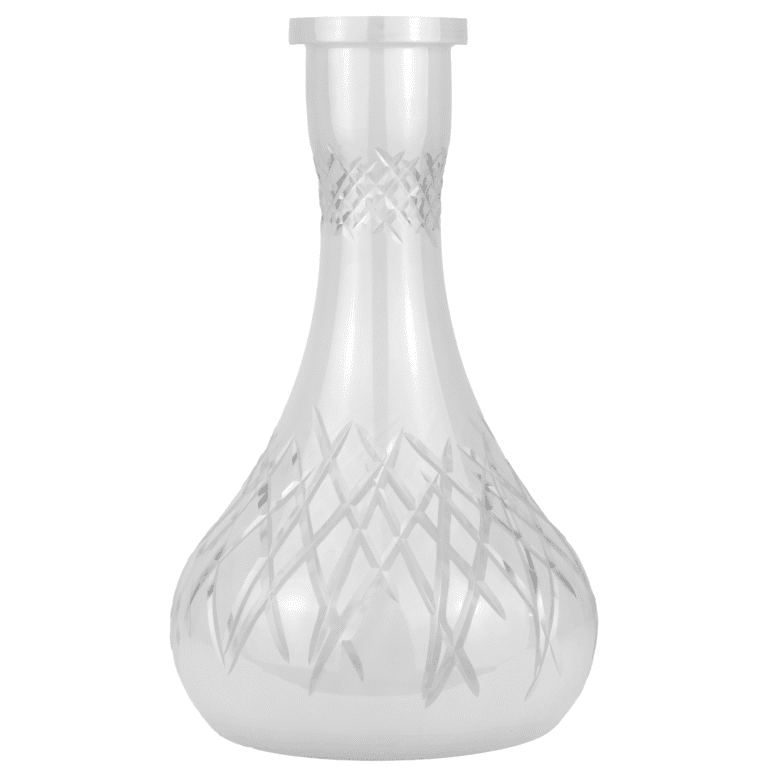 HX Bowl Steckglas Shisha Spikes Weiß White BIG
