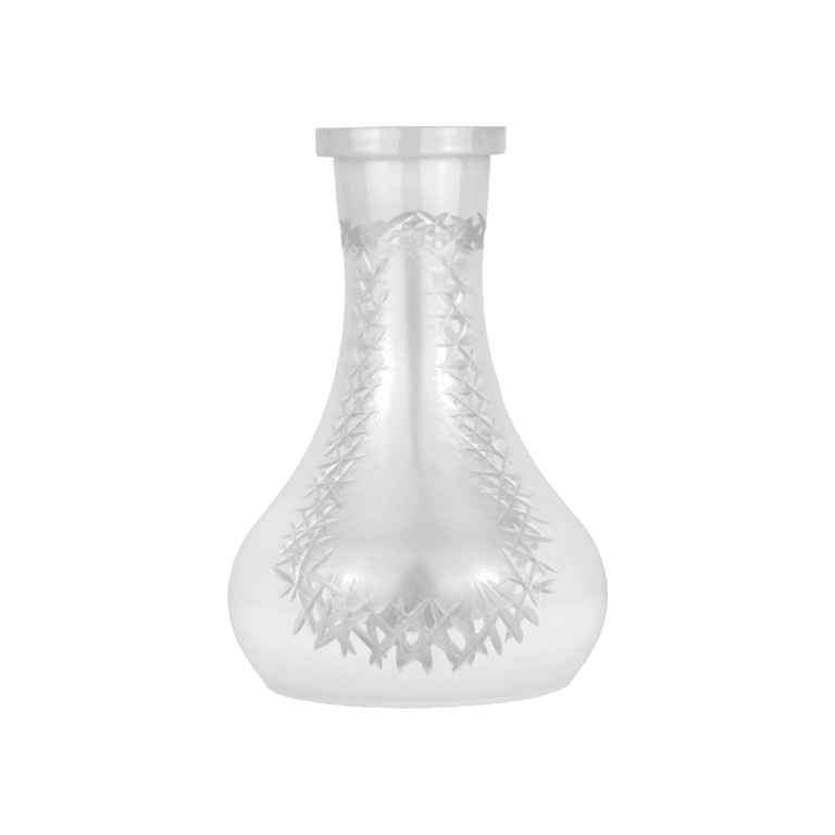HX Bowl Shisha Steckglas Drop White Frozen SMALL