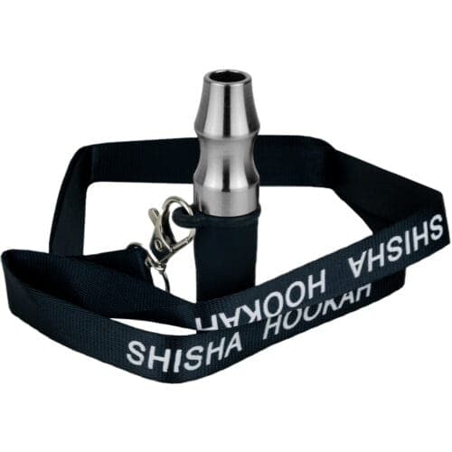 Edelstahl Hygienemundstück mit Lanyard