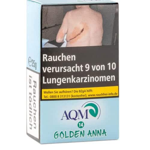 Aqua Mentha Golden Anna (14) – 25g shisha tobacco