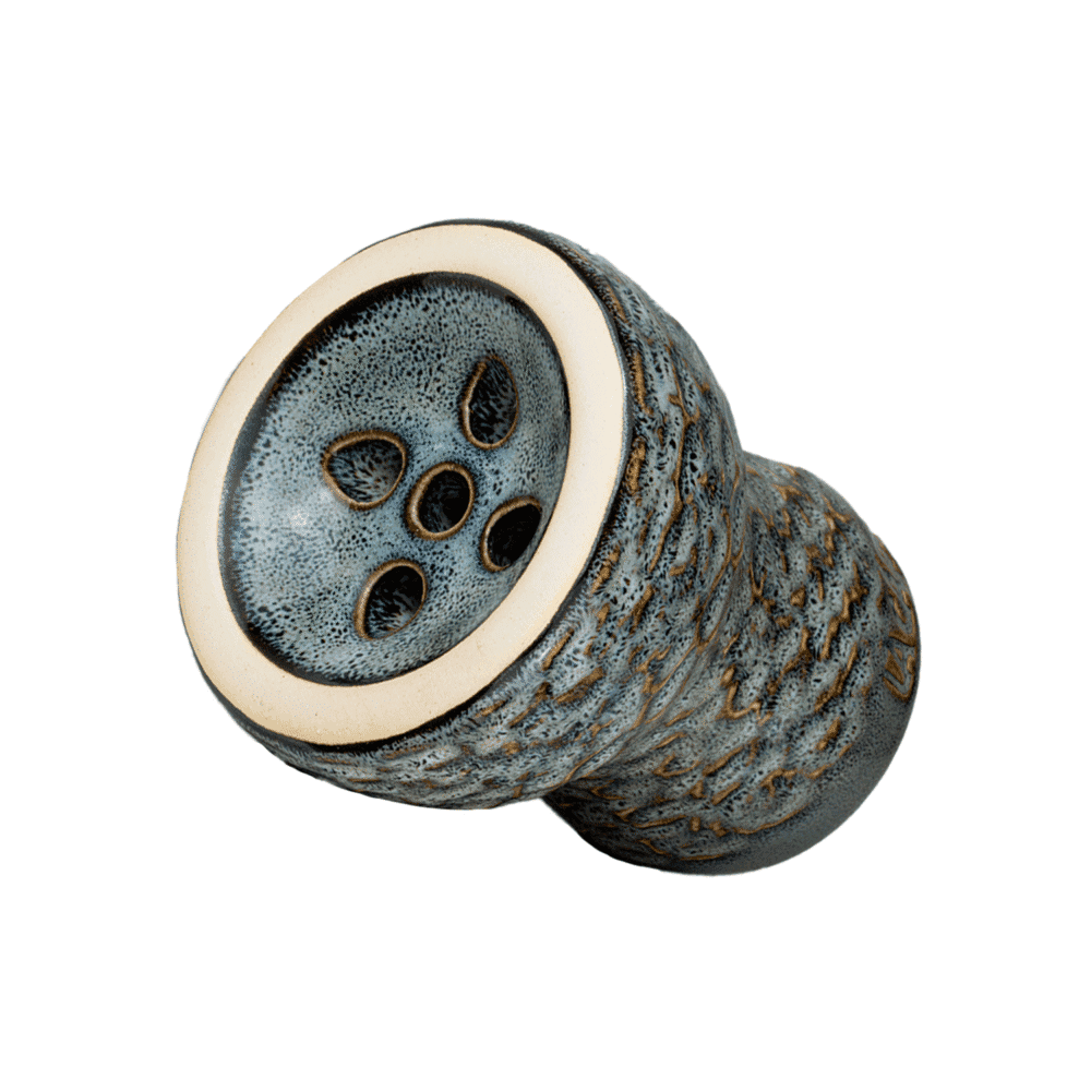Shisha-Kopf La Capsula Turkish Shot in Lava Green mit einzigartigem Design.