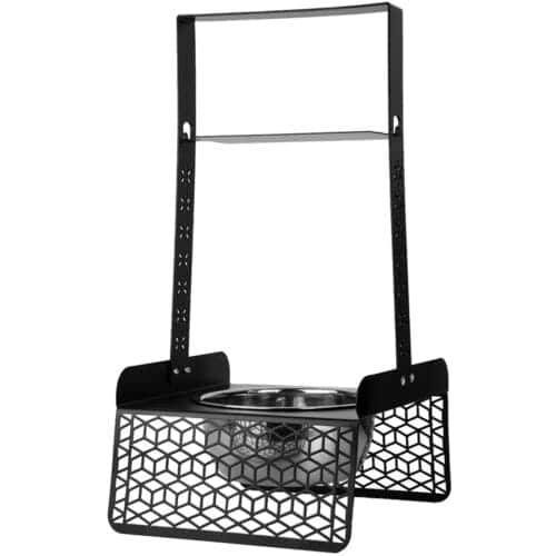 HSK matt schwarz Kohlekorb 40cm