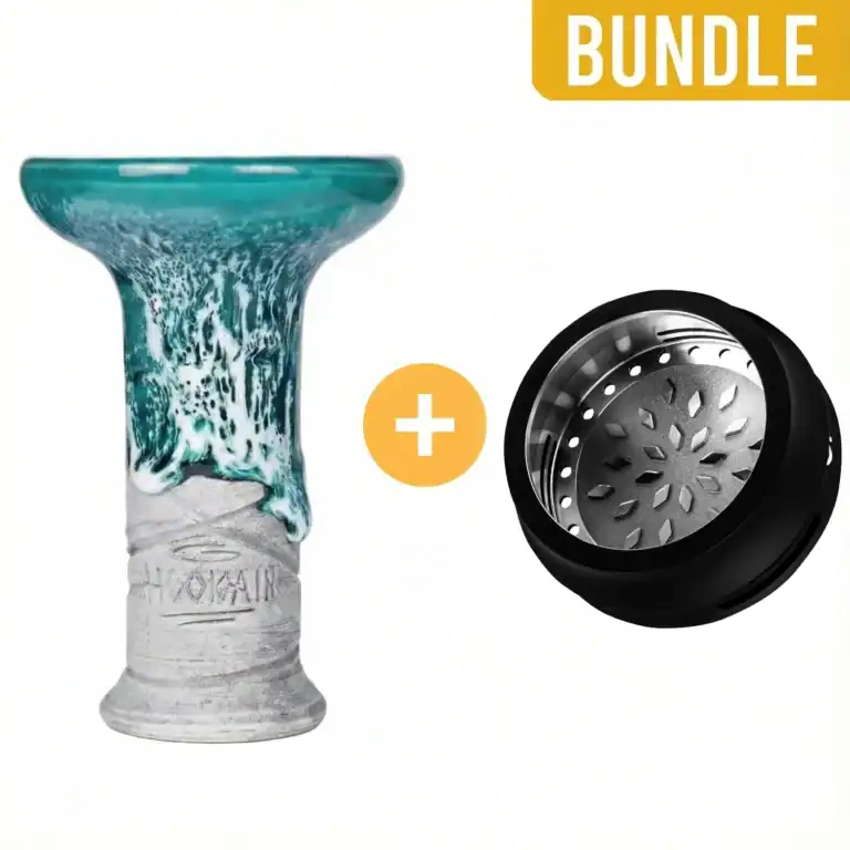 Wasserpfeifen-Bowl mit Diffusor für Shisha, hochwertiges Zubehör.