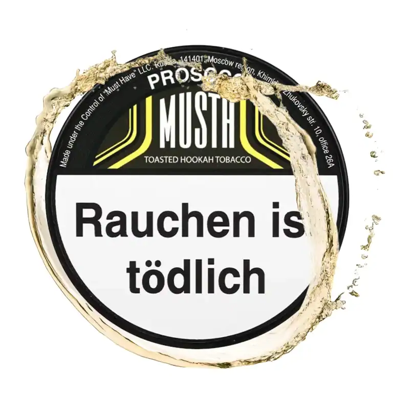 Tabaco para shisha Pro H Proscco con sabor afrutado, ideal para los amantes de la cachimba, mayor calidad.