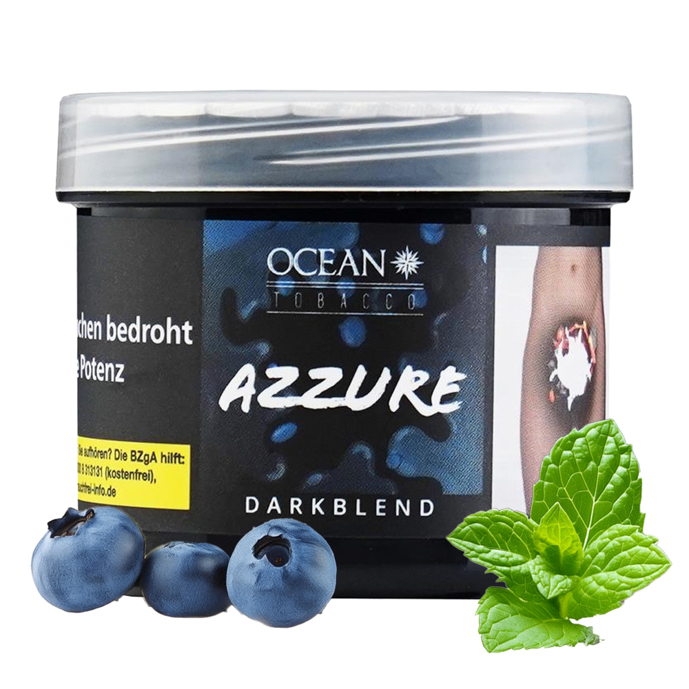 Ocean Hookah Tobacco Dark 25g - Azzure Blaubeere Minze