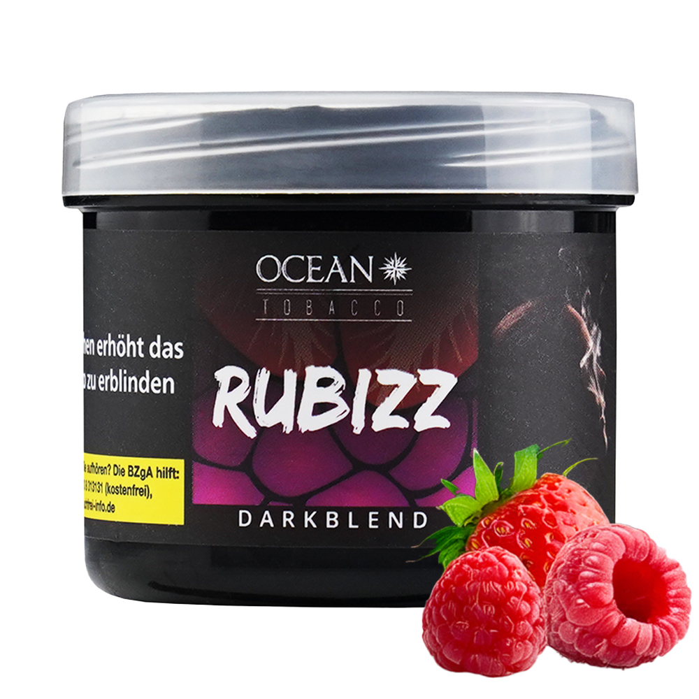 Ocean Hookah Tobacco Dark 25g - Rubizz Erdbeere Himbeere