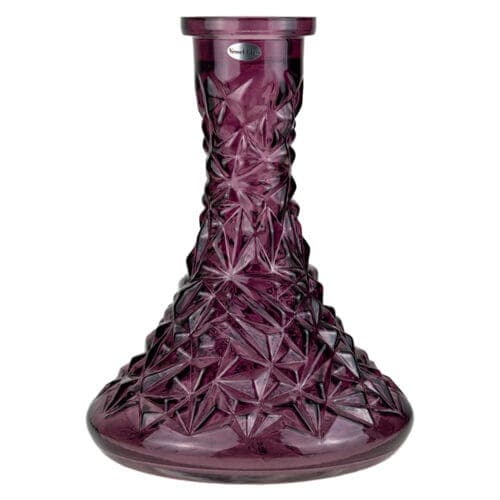 Vessel Glass – Cone – Rock – Light Purple
