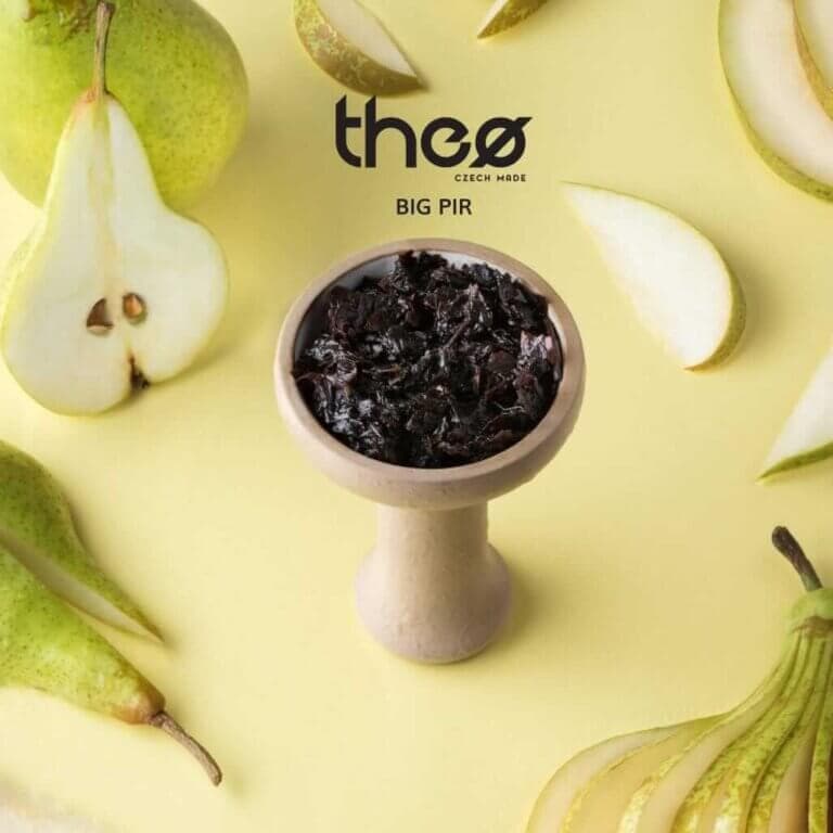 Theo Tabak 20g - Big Pir, dunkler Shisha-Tabak in Schale.