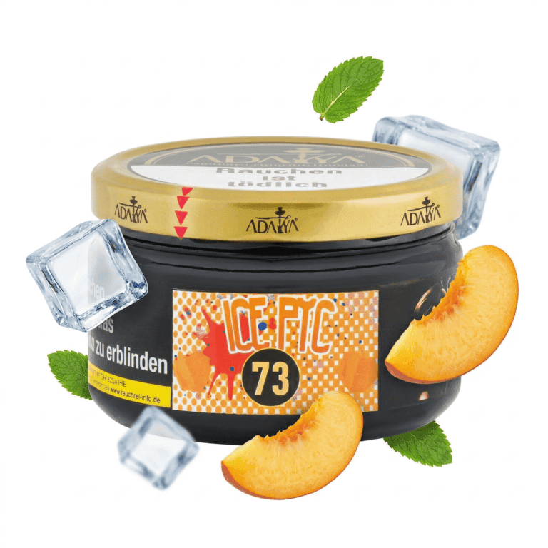 Hochwertiger Pfirsich-Shisha Tabak für aromatisches Raucherlebnis.