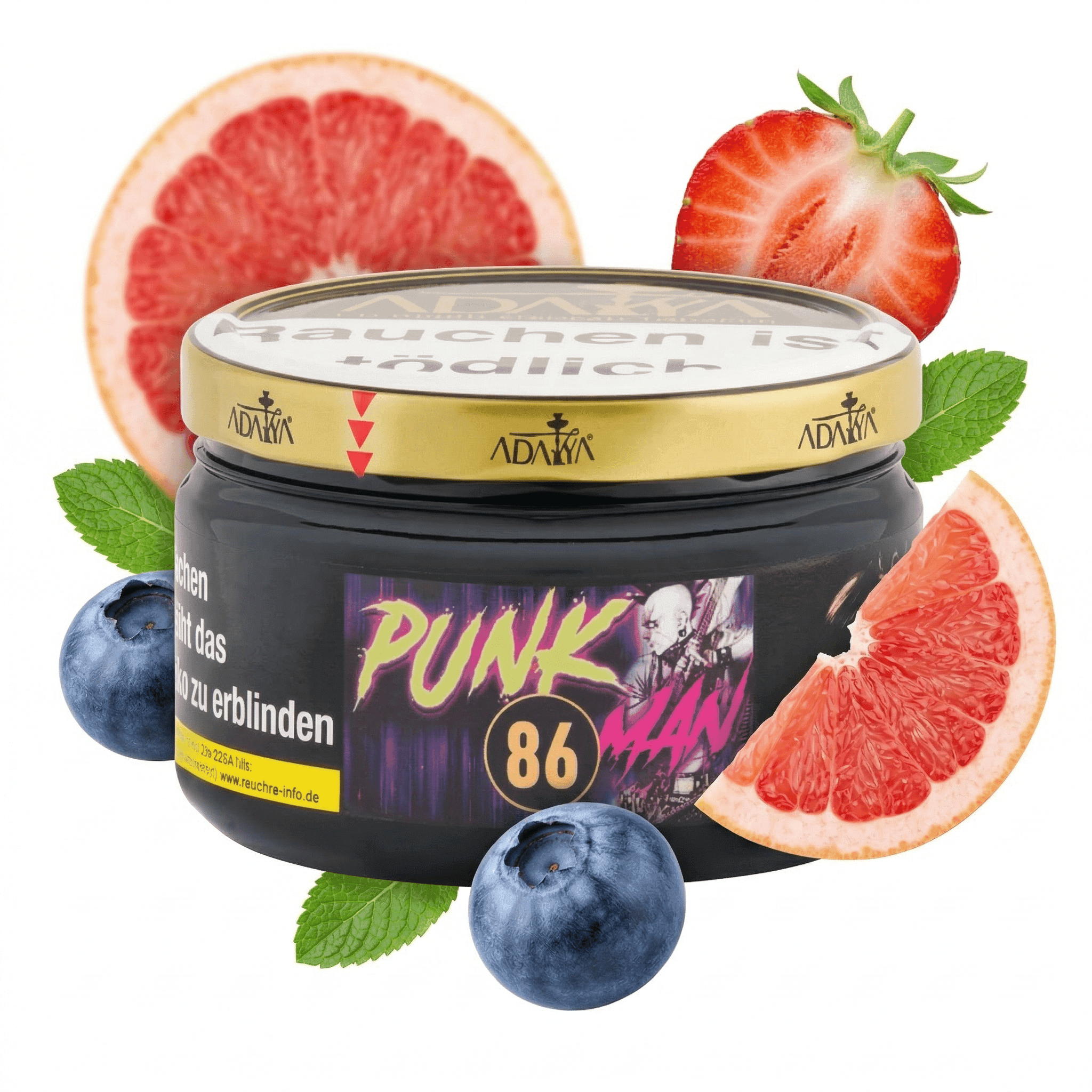 Hochwertiger Shisha-Tabak mit fruchtigem Geschmack, ideal für aromatisches Rauchen.