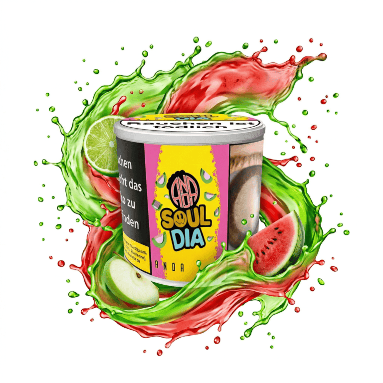 Tabac à chicha ANDA Sour Dia 200g - Pomme Bonbon Citron vert Pastèque