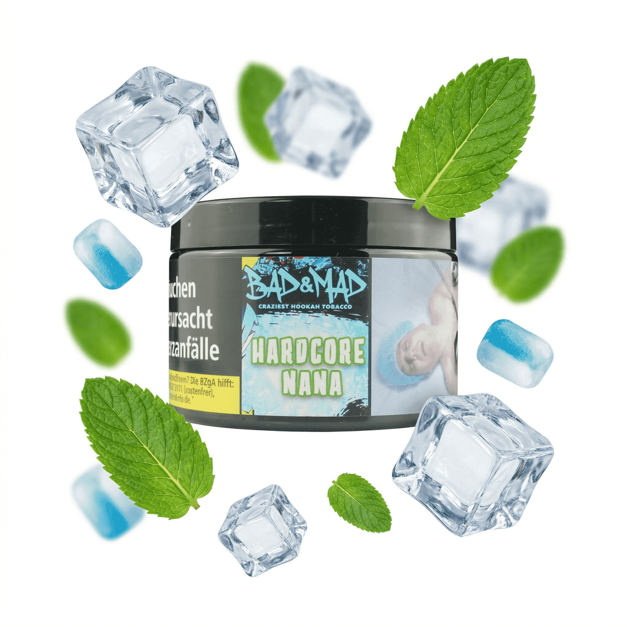 Alkohol- und Minzgeschmack für intensive Shisha-Genüsse.
