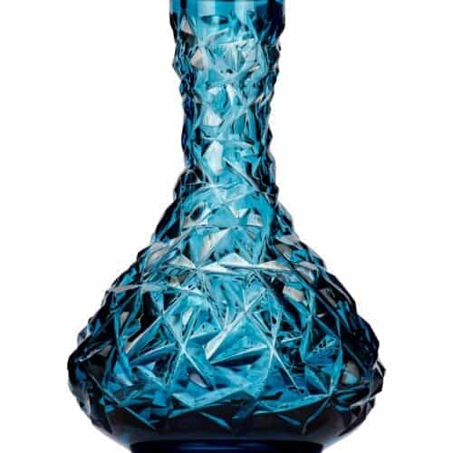 Bol César en Cristal – Goutte – Rocher – Bleu