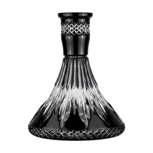 Bol César en Cristal – Cône – Grains de Café – Noir